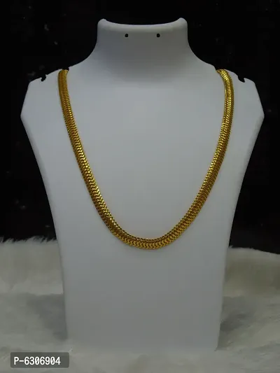 Stylish Alloy Golden Alloy Chain For Women And Men-thumb0