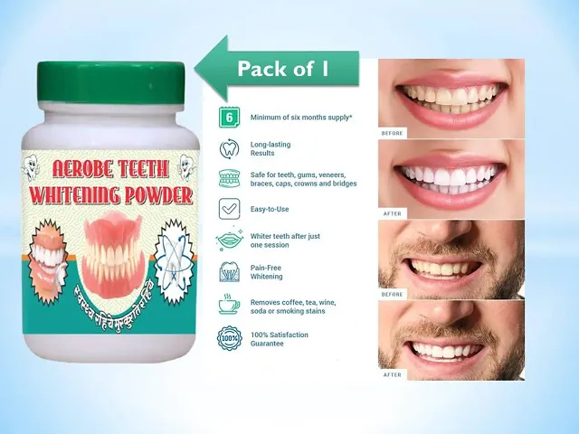 Activated Teeth Whitening Powder (Pack Of 1)