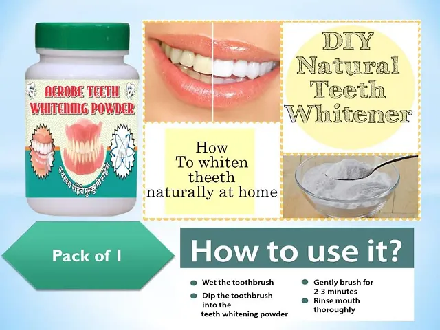 Activated Teeth Whitening Powder (Pack Of 1)