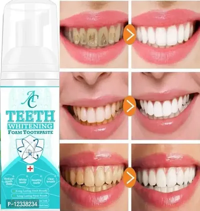 Teeth Whitening Foam, Breath Freshner,Mouthwash cum Toothpaste