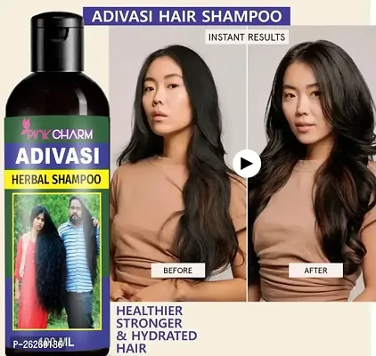 Adivasi Herbal Hair Shampoo Hair Growth Shampoo Anti Dandruff Shampoo for Women and Men-thumb0