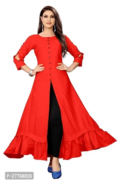 Trendy Rayon Kurtis For Women-thumb0