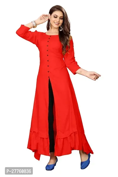 Trendy Rayon Kurtis For Women-thumb3