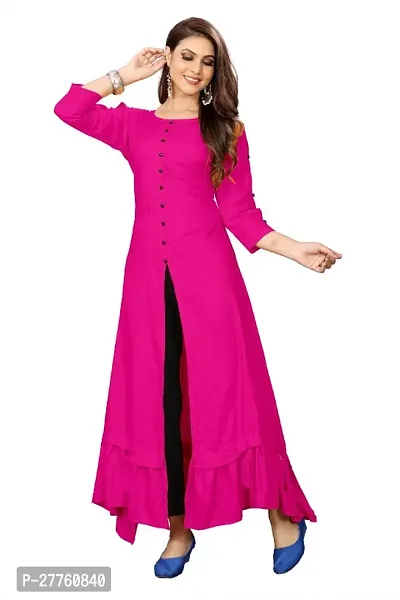 Trendy Rayon Kurtis For Women-thumb3