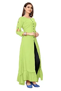 Trendy Rayon Kurtis For Women-thumb1