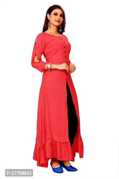 Trendy Rayon Kurtis For Women-thumb3