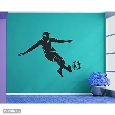 Football Player Wall Decal And Decorative Sticker Size(59 X 82)Cm