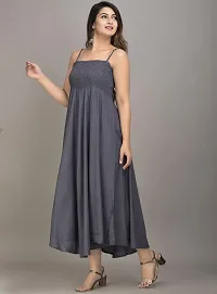 Women Grey Gown from Make My Cloth (Small)-thumb4