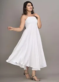 Women's White Gown from Make My Cloth (XX-Large)-thumb1