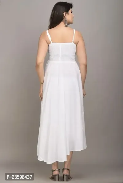 Women's White Gown from Make My Cloth (Medium)-thumb4