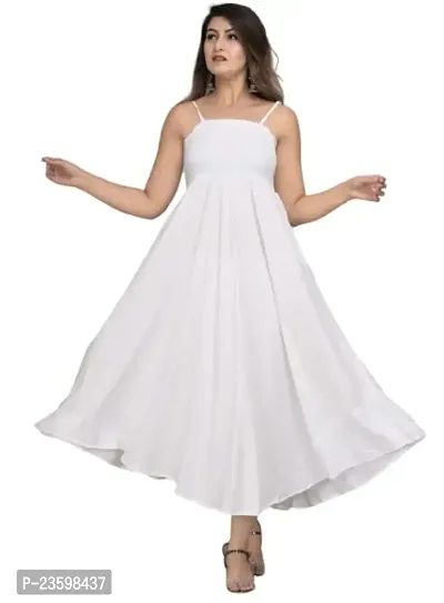 Women's White Gown from Make My Cloth (Medium)