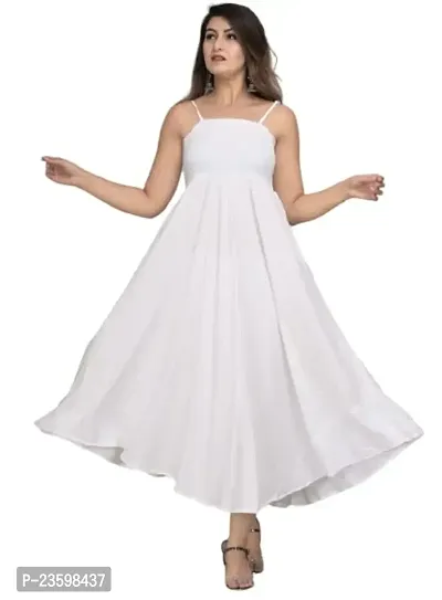 Women's White Gown from Make My Cloth (Medium)-thumb0