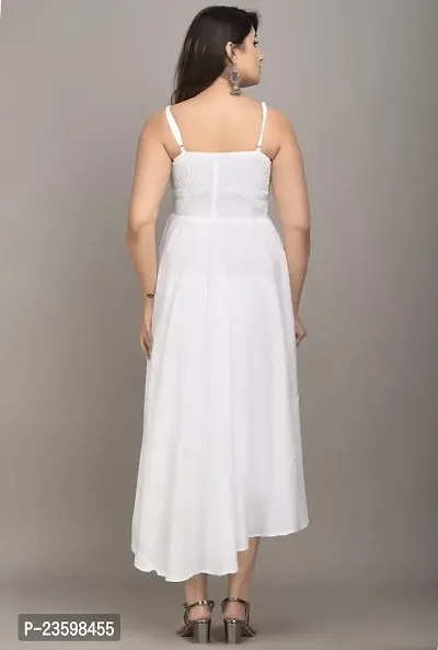 Women's White Gown from Make My Cloth (X-Large)-thumb4