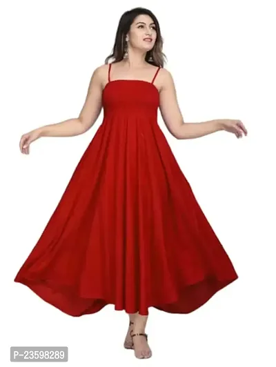 Women RED Gown from Make My Cloth (Medium)
