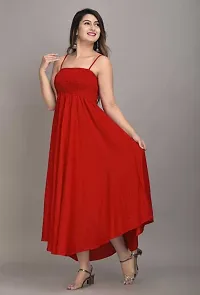 Women RED Gown from Make My Cloth (Medium)-thumb2