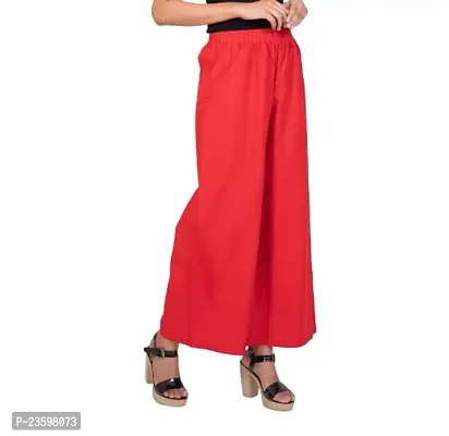 Women Pant Palazzo from Make My Cloth Red-thumb0