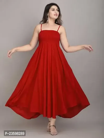 Women RED Gown from Make My Cloth (Medium)-thumb5