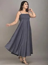 Women's Grey Gown from Make My Cloth (X-Large)-thumb1