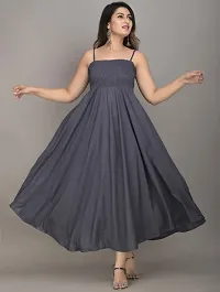 Women Grey Gown from Make My Cloth (Small)-thumb3