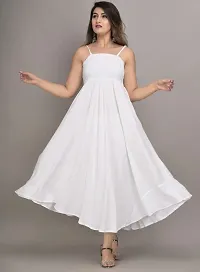 Women's White Gown from Make My Cloth (Small)-thumb1