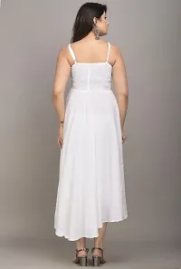Women's White Gown from Make My Cloth (Small)-thumb3