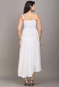 Women's White Gown from Make My Cloth (XX-Large)-thumb3