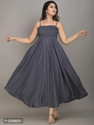 Women Grey Gown from Make My Cloth-thumb4