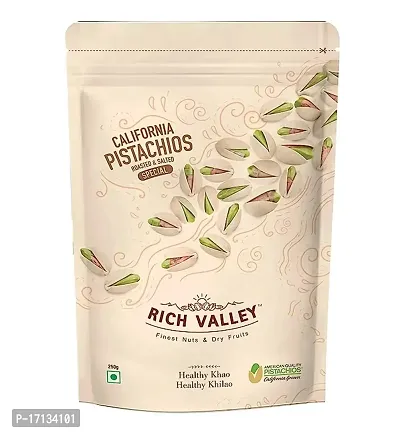 Rich Valley California Pistachio - Roasted  Salted (Special), 250gm