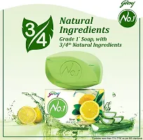 Godrej No.1 Lime  Aloe Vera Soap - Pack of 4 ( 500Gm)-thumb1
