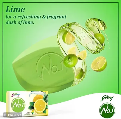 Godrej No.1 Lime  Aloe Vera Soap - Pack of 4 ( 500Gm)-thumb3
