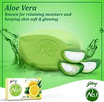 Godrej No.1 Lime  Aloe Vera Soap - Pack of 4 ( 500Gm)-thumb4