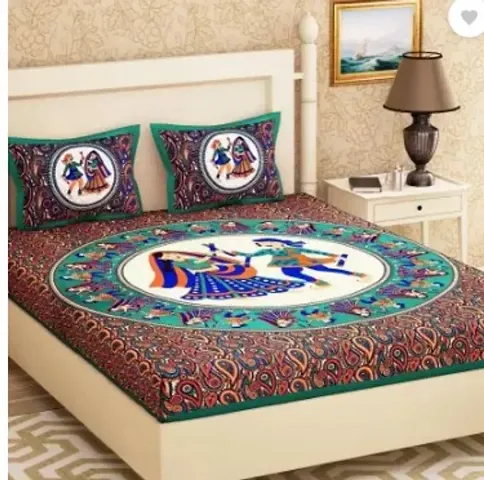 Printed Cotton Double Bedsheets