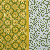 Cotton Yellow Printed Bedsheet With 2 Pillow Covers-thumb1