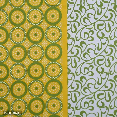 Cotton Yellow Printed Bedsheet With 2 Pillow Covers-thumb2