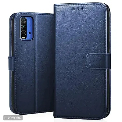 Mi Redmi 9 Power, Poco M3 blue Flip Cover-thumb0