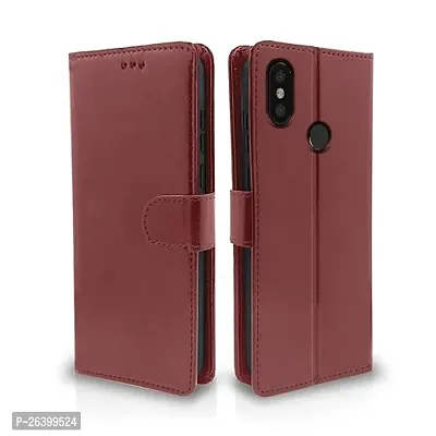 Mi A2 Brown Flip Cover-thumb0