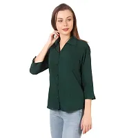 Miranga Formal Women and Girls 3/4 Sleeves Shirts (MIR_41_14AFFGR_14RED_Small_Affem Green and Red_Pack of 2)-thumb4