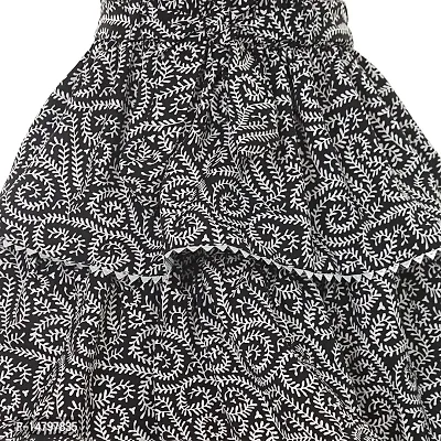 Miranga Girls Knee Length Skirt Crepe Fabric Pack of 2-thumb5