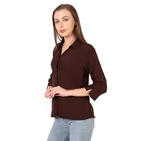 Miranga Formal Women and Girls 3/4 Sleeves Shirts (MIR_41_14AFFGR_14MAR_Small_Affem Green and Maroon_Pack of 2)-thumb4