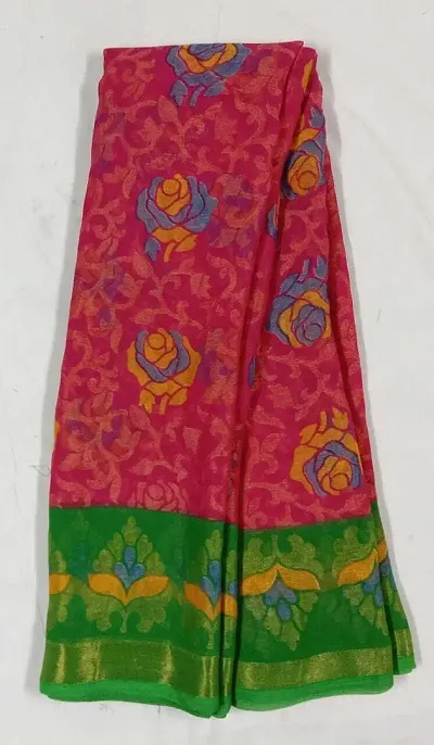  Chiffon Saree with Blouse piece 