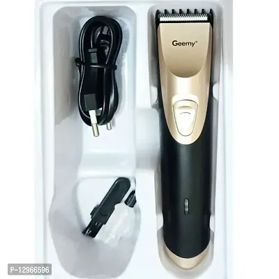 Geemy Metal Barber Electric Hair Clipper Cordless Type C input Fully Waterproof Body Groomer Model no GM6576 Color Golden-thumb3