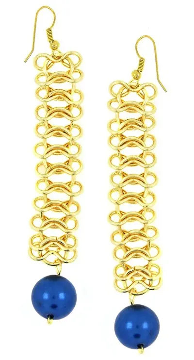 Trending Gold Plated Italian Dangle Earrings