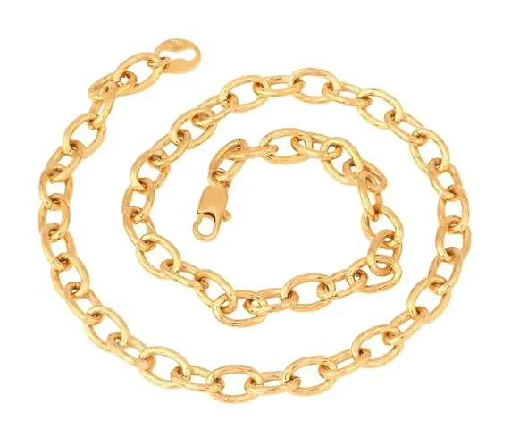 Trendy Stylish Gold Plated Chain