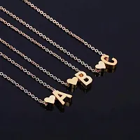 Zivom Initial Charm Letter Alphabet H And Heart Love Customized Necklace Pendant Chain for Girls-thumb4