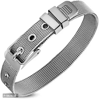 Zivom#174; Stainless Steel Watch Strap Style Bracelet For Men-thumb0