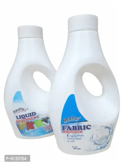 Neatlay Best Liquid Detergent  Fabric whitener 500 ml ( Set of 2 )Combo-thumb2