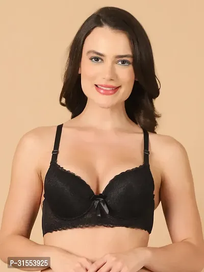 Stylish Black Lace Lace Bras For Women