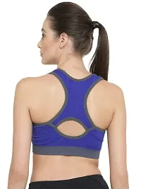 Stylish Blue Cotton Solid Bra For Women-thumb4