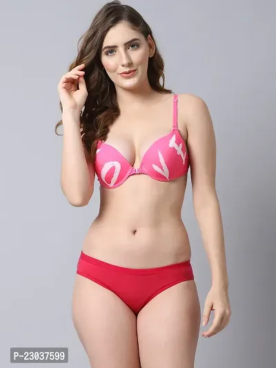 Buy PrettyCat Women Heavily Padded Front Open Push-Up Bra Panty Set Online  In India At Discounted Prices