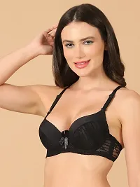 Stylish Black Lace Lace Bras For Women-thumb2